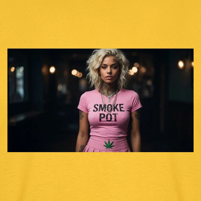 **Smoke Pot Pink Rebel Tee**