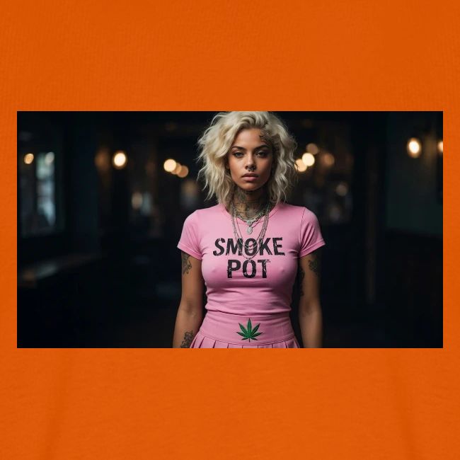 **Smoke Pot Pink Rebel Tee**