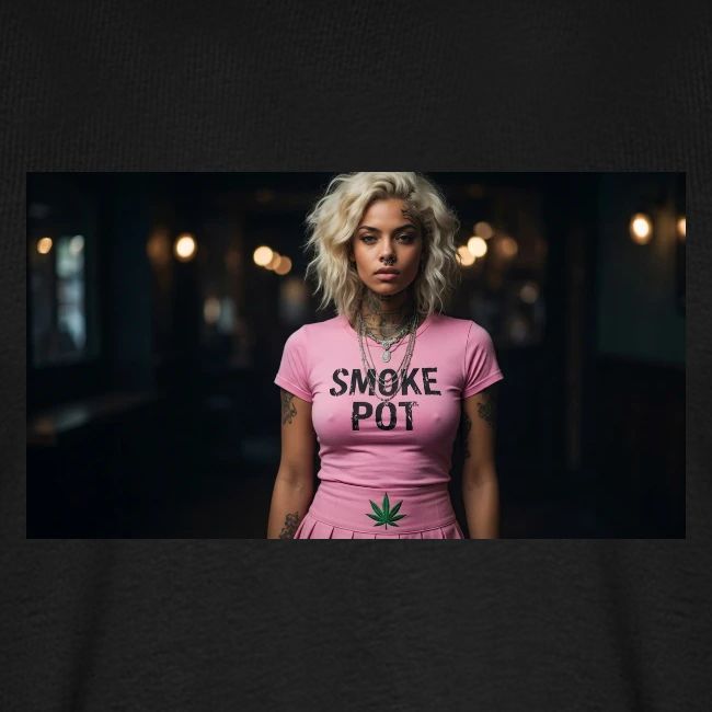 **Smoke Pot Pink Rebel Tee**