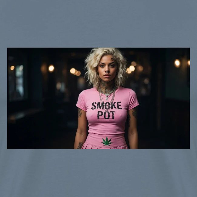 **Smoke Pot Pink Rebel Tee**