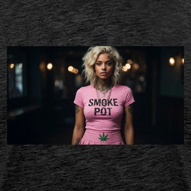 **Smoke Pot Pink Rebel Tee**