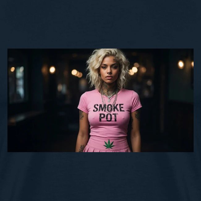 **Smoke Pot Pink Rebel Tee**