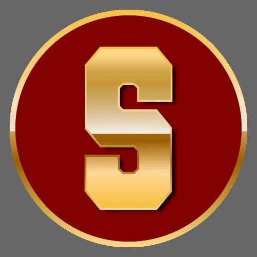 Letter S – Capital Varsity Alphabet Monogram - Men's Premium T-Shirt