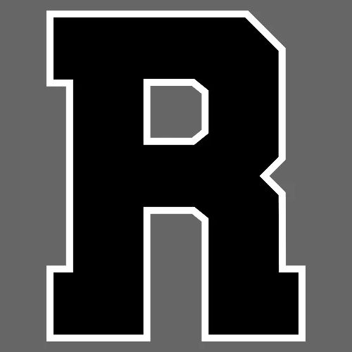 Varsity Letter R Athletic Monogram - Men's Premium T-Shirt