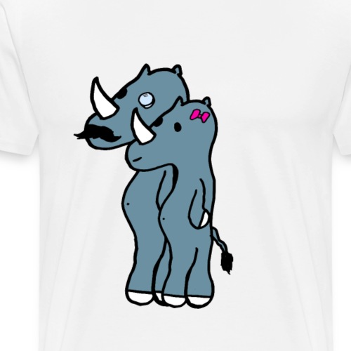 Rhino family - Men's Premium T-Shirt