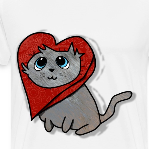 little cat - Men's Premium T-Shirt