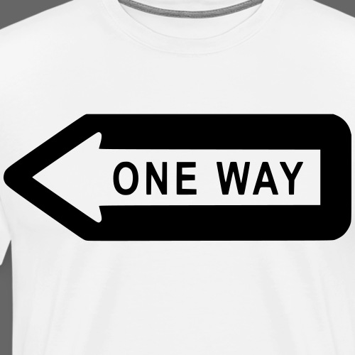 One Way - Men's Premium T-Shirt