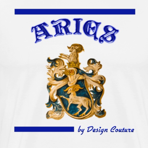 ARIES BLUE - Men's Premium T-Shirt