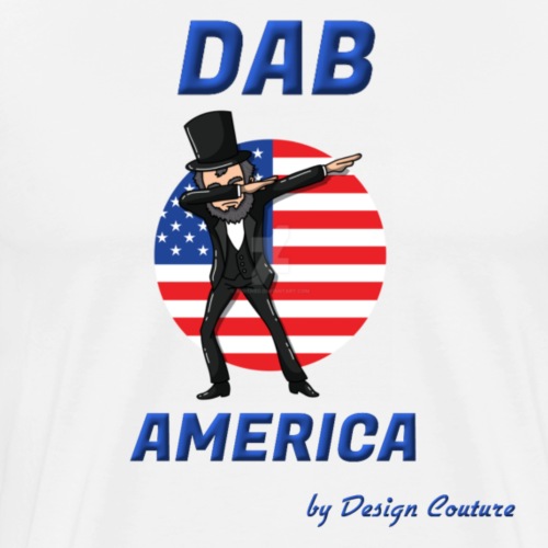 DAB AMERICA BLUE - Men's Premium T-Shirt