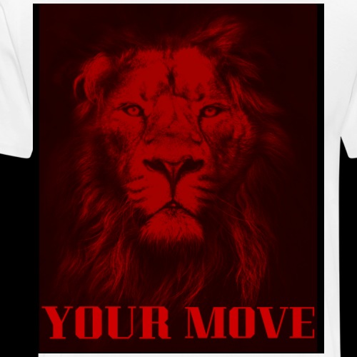 Your Move - Bold Red Lion - Men's Premium T-Shirt