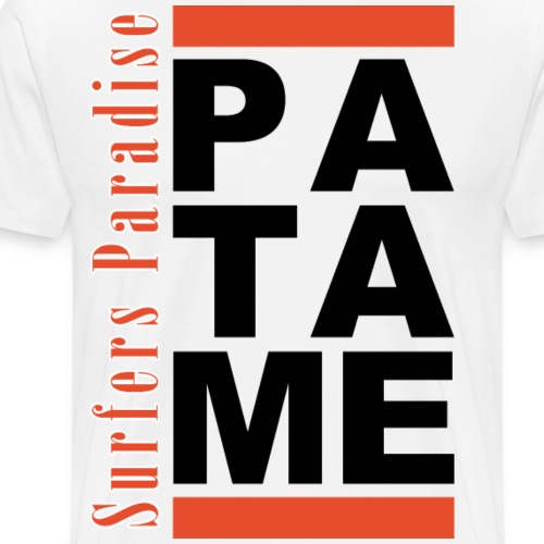 Patame Surfers Paradise Black - Men's Premium T-Shirt