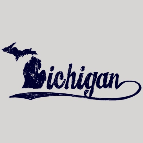 Michigan Script - Men's Premium T-Shirt