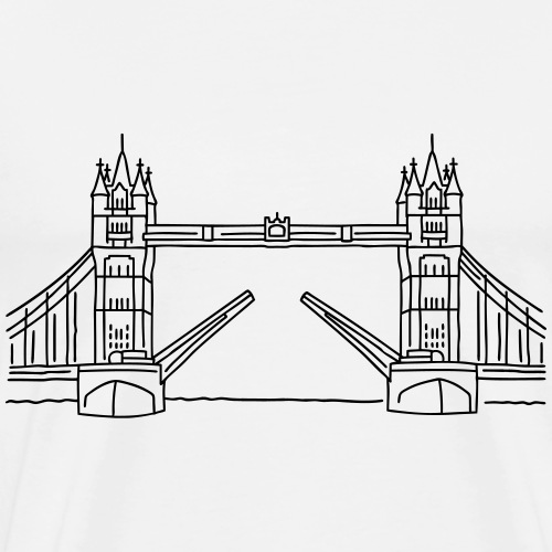 London Tower Bridge - Men's Premium T-Shirt