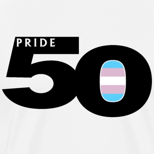 50 Pride Transgender Pride Flag - Men's Premium T-Shirt