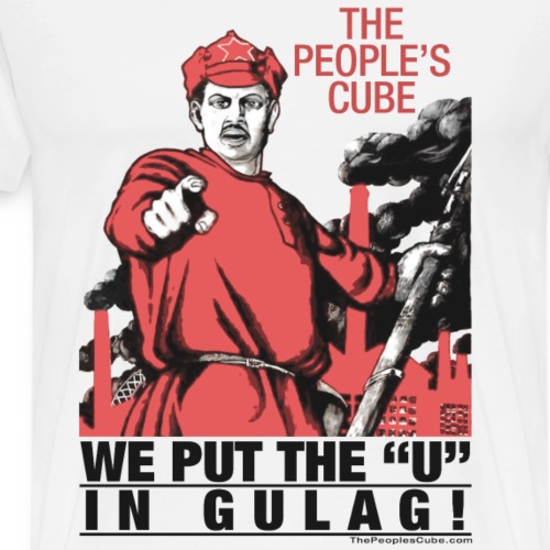 We put the U in gulag - Men's Premium T-Shirt