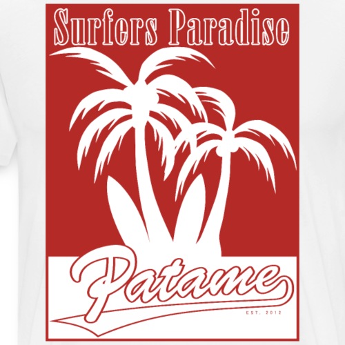Patame Surfers Paradise Red - Men's Premium T-Shirt