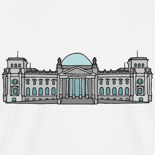Reichstag building Berlin - Men's Premium T-Shirt