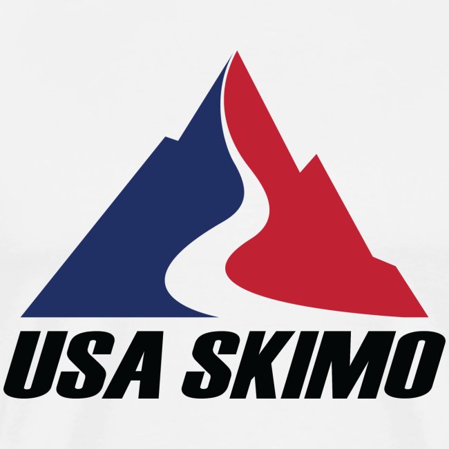 USA Skimo Logo - Stacked - Color