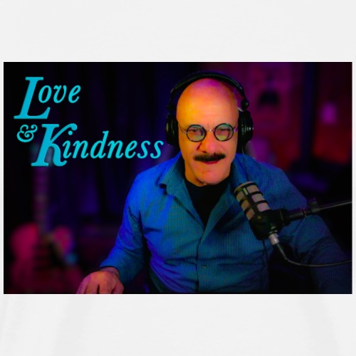 Love & Kindness at the mic - Men's Premium T-Shirt