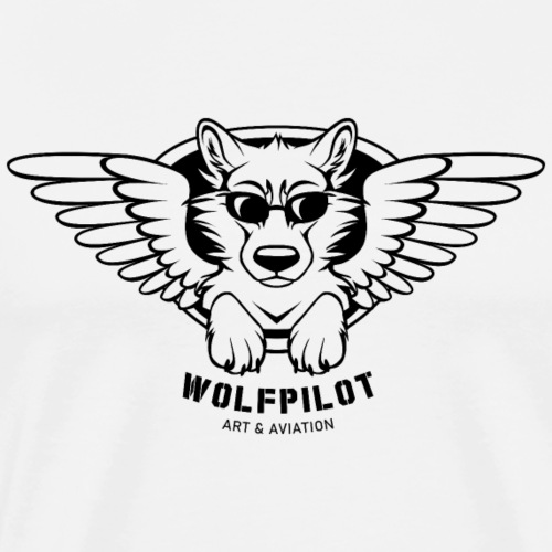 Wolfpilot Logo Black - Men's Premium T-Shirt