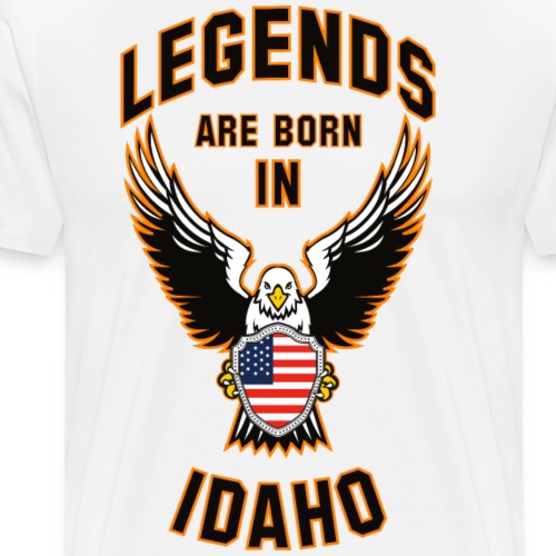 Legends are born in Idaho - Men's Premium T-Shirt