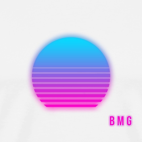 Synthwave Sun | BMG - Men's Premium T-Shirt