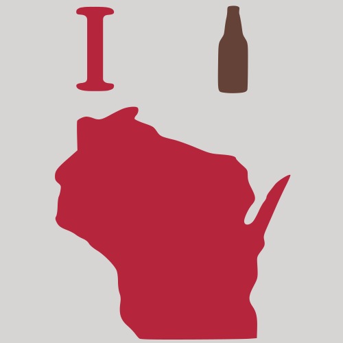 I beer Wisconsin - Men's Premium T-Shirt
