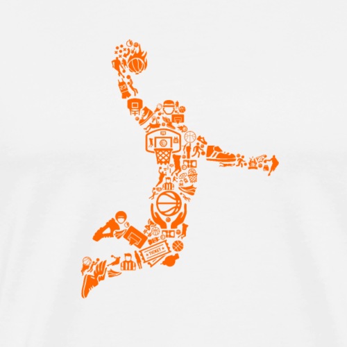 Basketball Slam Dunk - Men's Premium T-Shirt