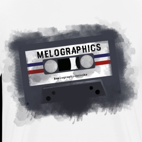 Melographics Cassette Graffiti - Men's Premium T-Shirt