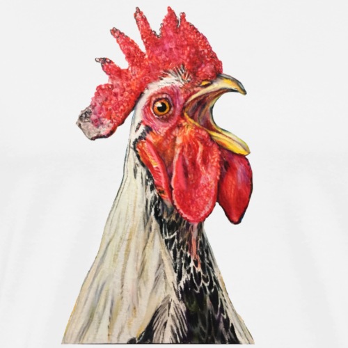 Crowing Rooster, Julio - Men's Premium T-Shirt