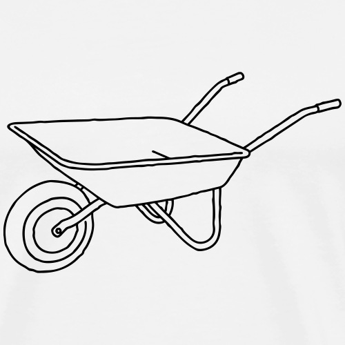 Wheelbarrow - Men's Premium T-Shirt
