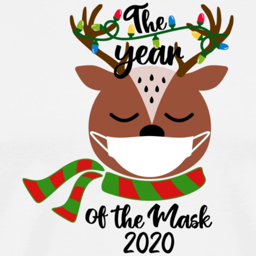 Year of the Mask Deer - Men's Premium T-Shirt