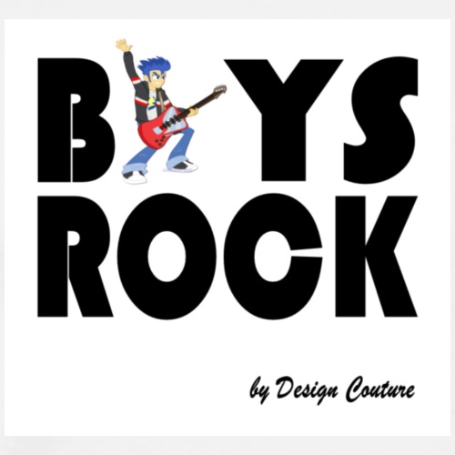 BOYS ROCK BLACK - Men's Premium T-Shirt