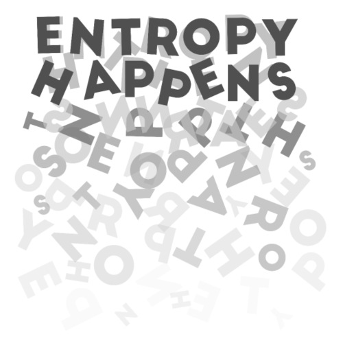 Entropy Happens - Fading Design - Men's Premium T-Shirt