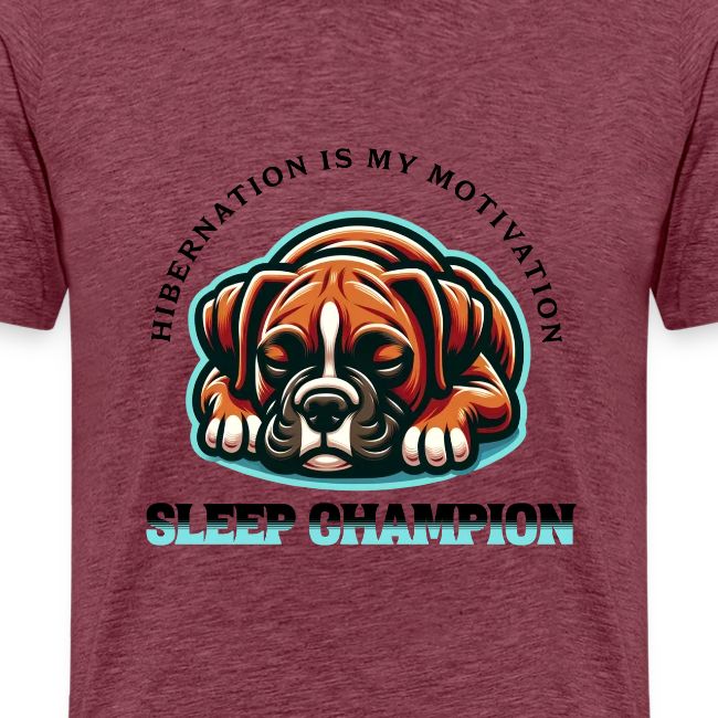 Sleep Champion - Boxer Dog Nap King