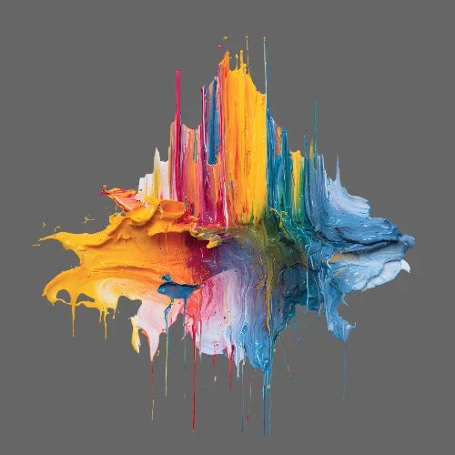 Impasto Spectrum - Men's Premium T-Shirt