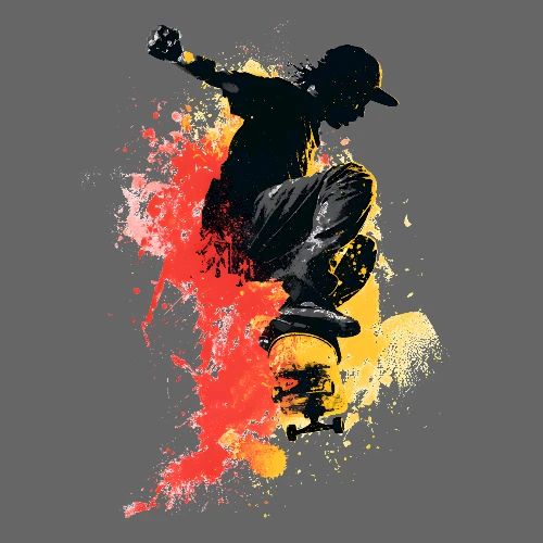 Skateboarding: Splash of Motion