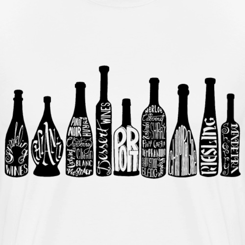 Wine Bottles- Black
