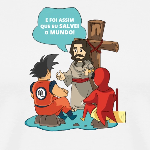 E foi assim Que Eu Salvei o mundo! - T-shirt premium pour hommes
