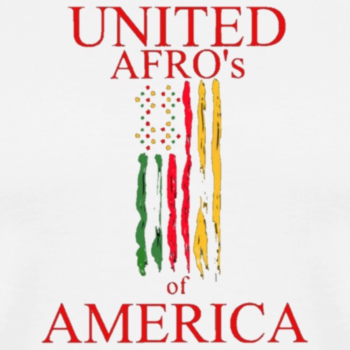UNITED AFRO'S OF AMERICA - Men's Premium T-Shirt