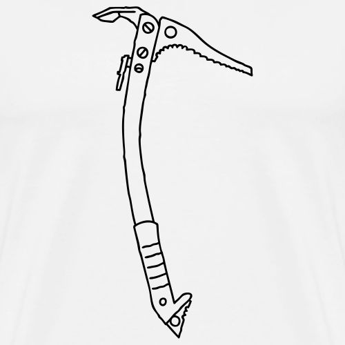 Ice Axe climbing - Men's Premium T-Shirt