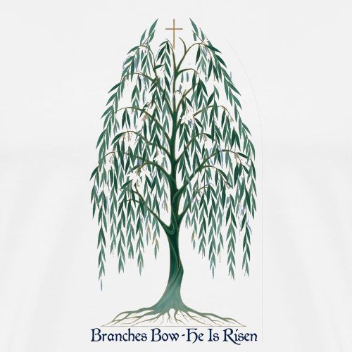 Easter Branches Bow Willow T Shirt, Easter Gift
