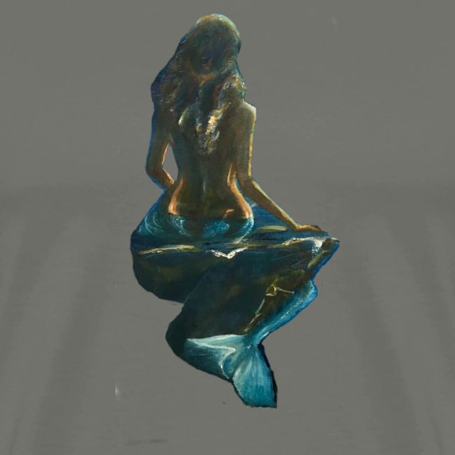 Midnight Mermaid on a rock