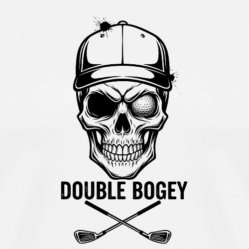 DOUBLE BOGEY - Funny Golf Gag Gift Tee - Men's Premium T-Shirt
