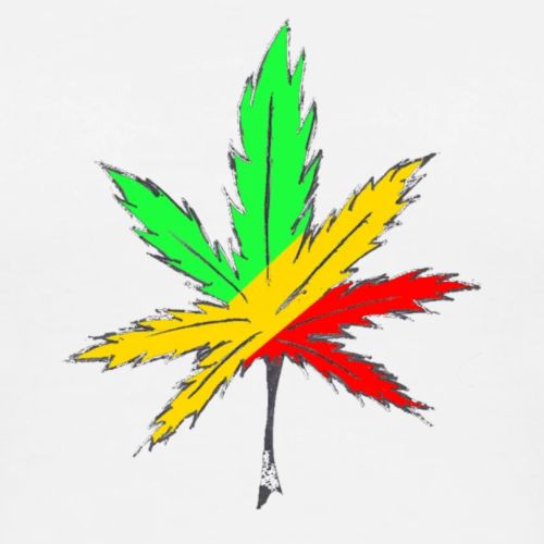 Rasta leaf - Men's Premium T-Shirt