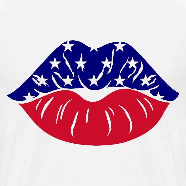 American Flag Lips 3
