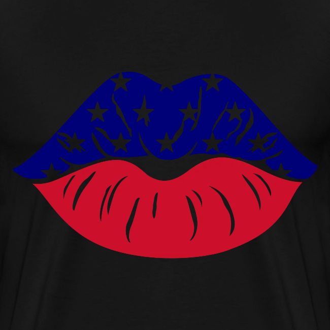 American Flag Lips 3