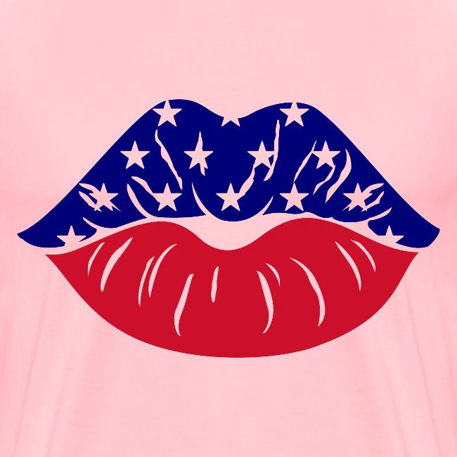 American Flag Lips 3
