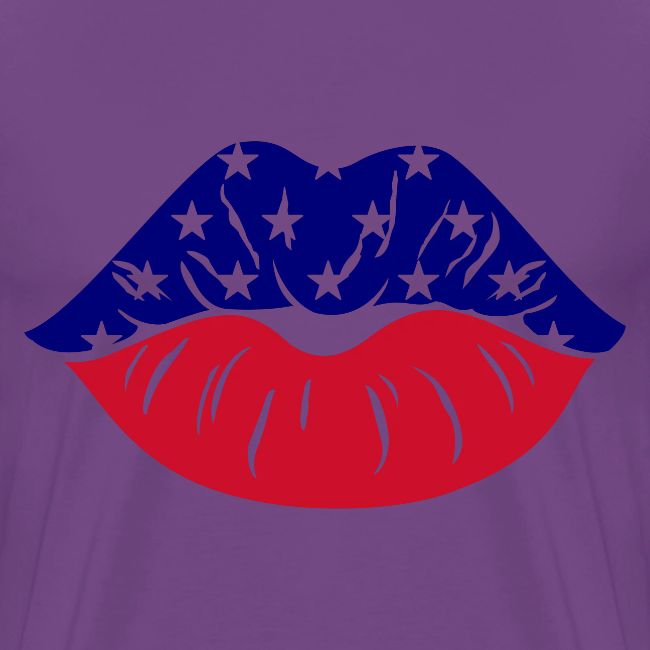 American Flag Lips 3