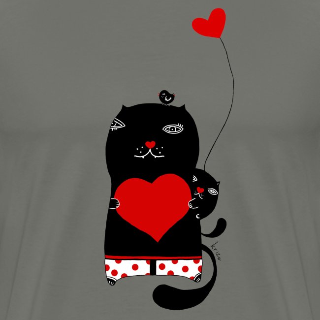Cats w Hearts -Kristina S